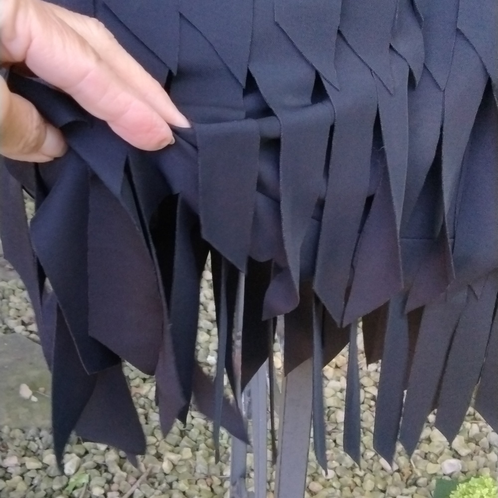 NWT Tadashi Neiman Marcus FRINGE  dress/skirt size M. OLD MONEY QUIET LUXURY - Picture 8 of 12